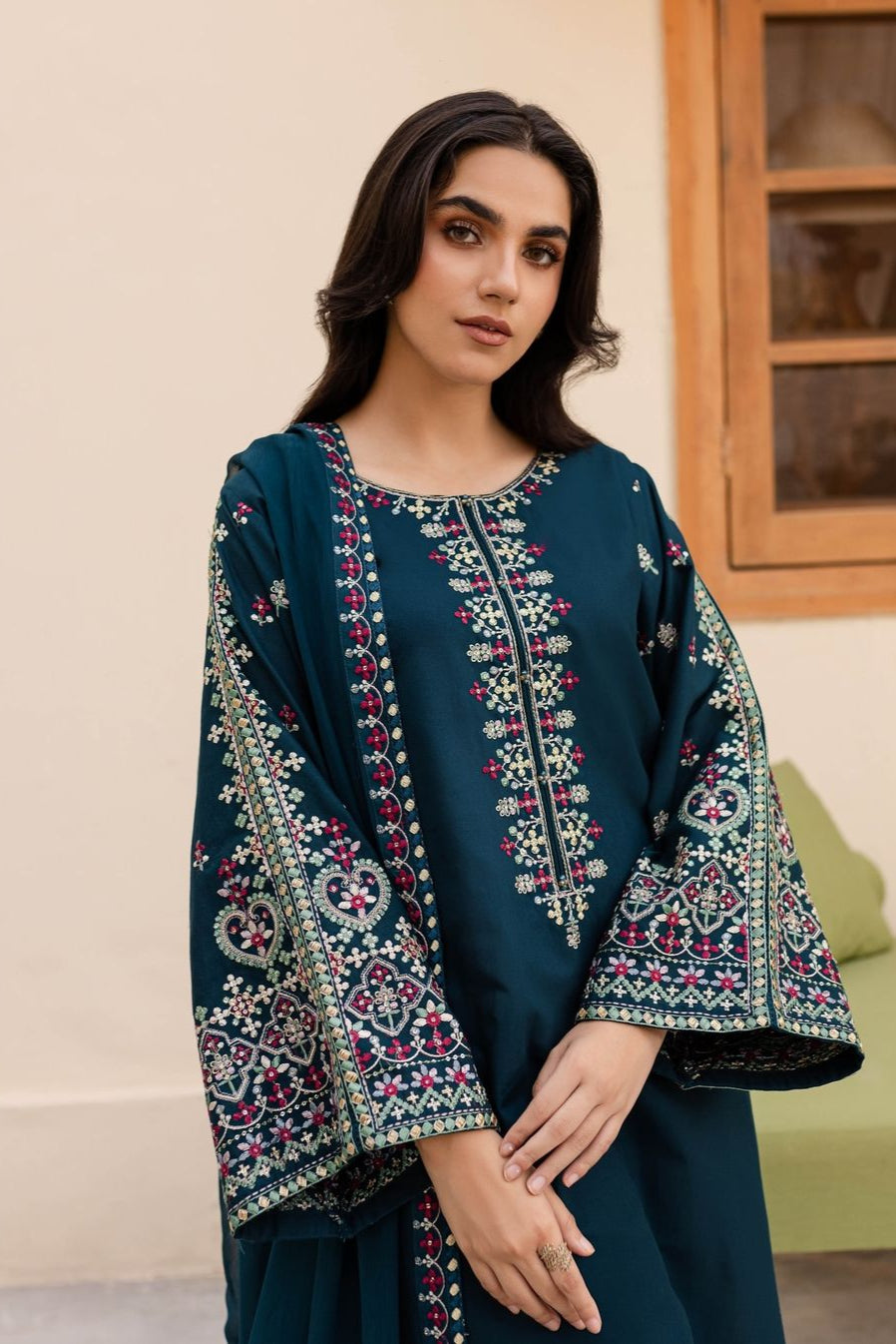 Adab Embroidered 3ps