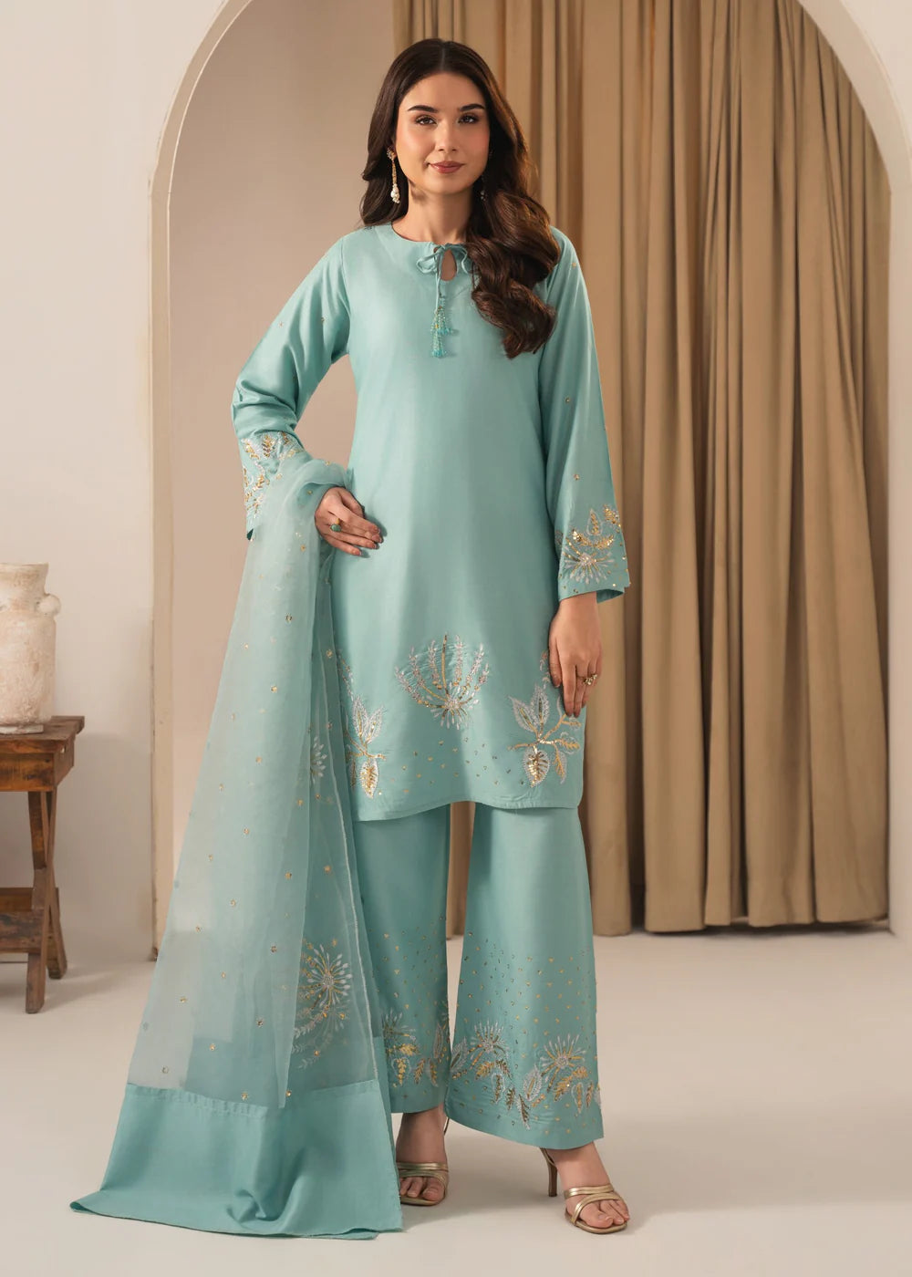Zarnab Embroidered 3PCS
