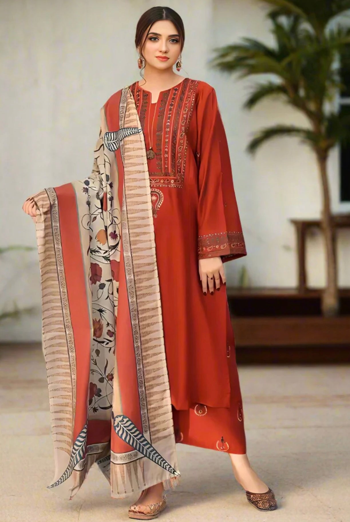 Ayat Embroidered 3ps