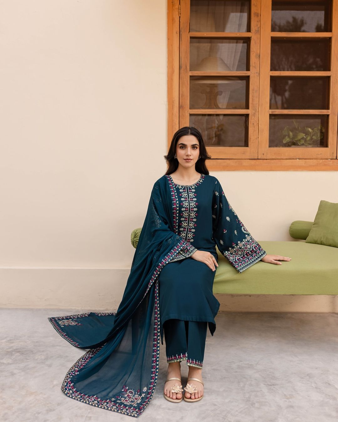Adab Embroidered 3ps