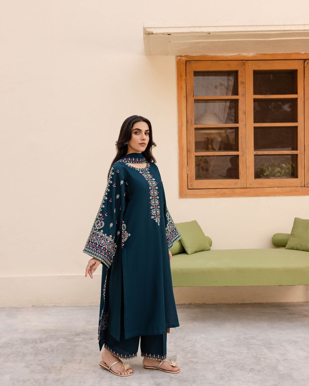 Adab Embroidered 3ps