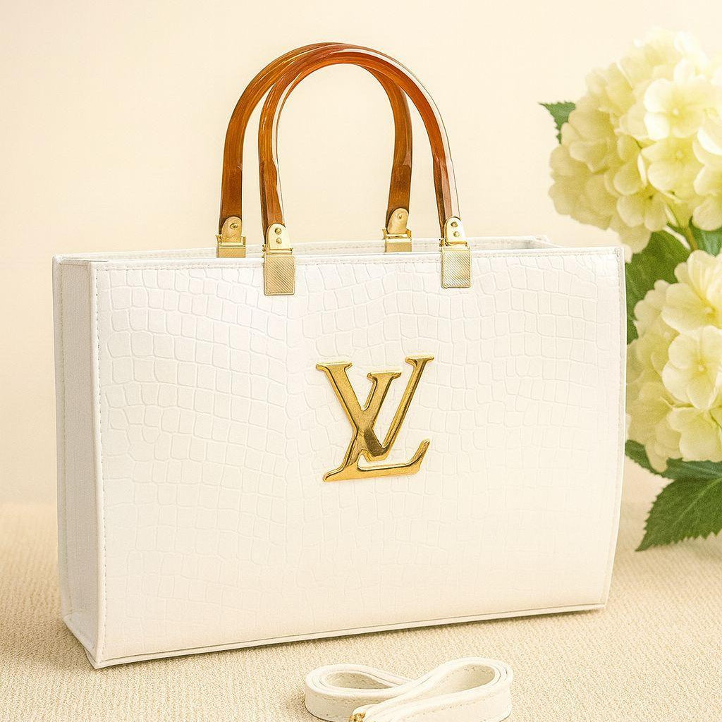 Women's Rexine Textured Tote Bag