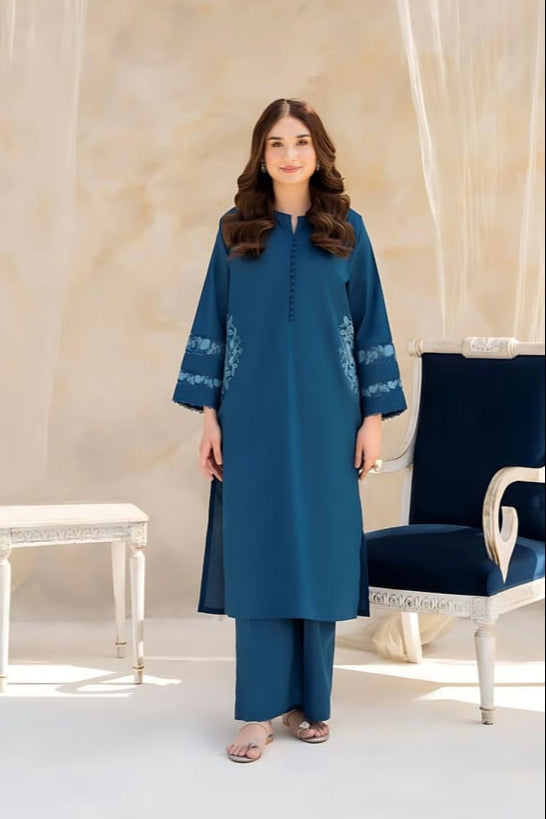 Pocket luxe Embroided 2ps
