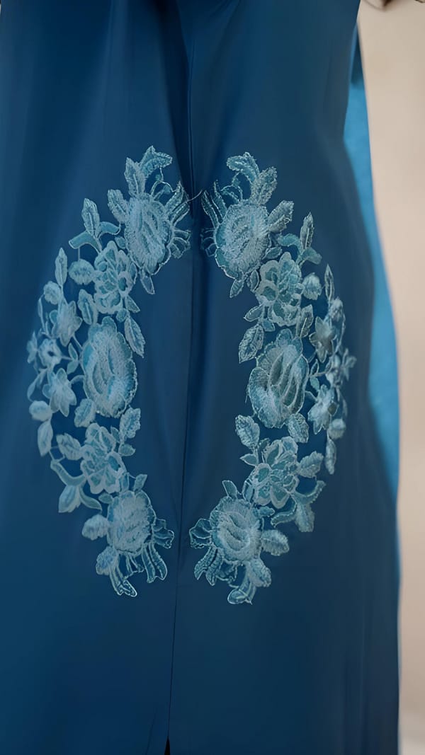 Pocket luxe Embroided 2ps