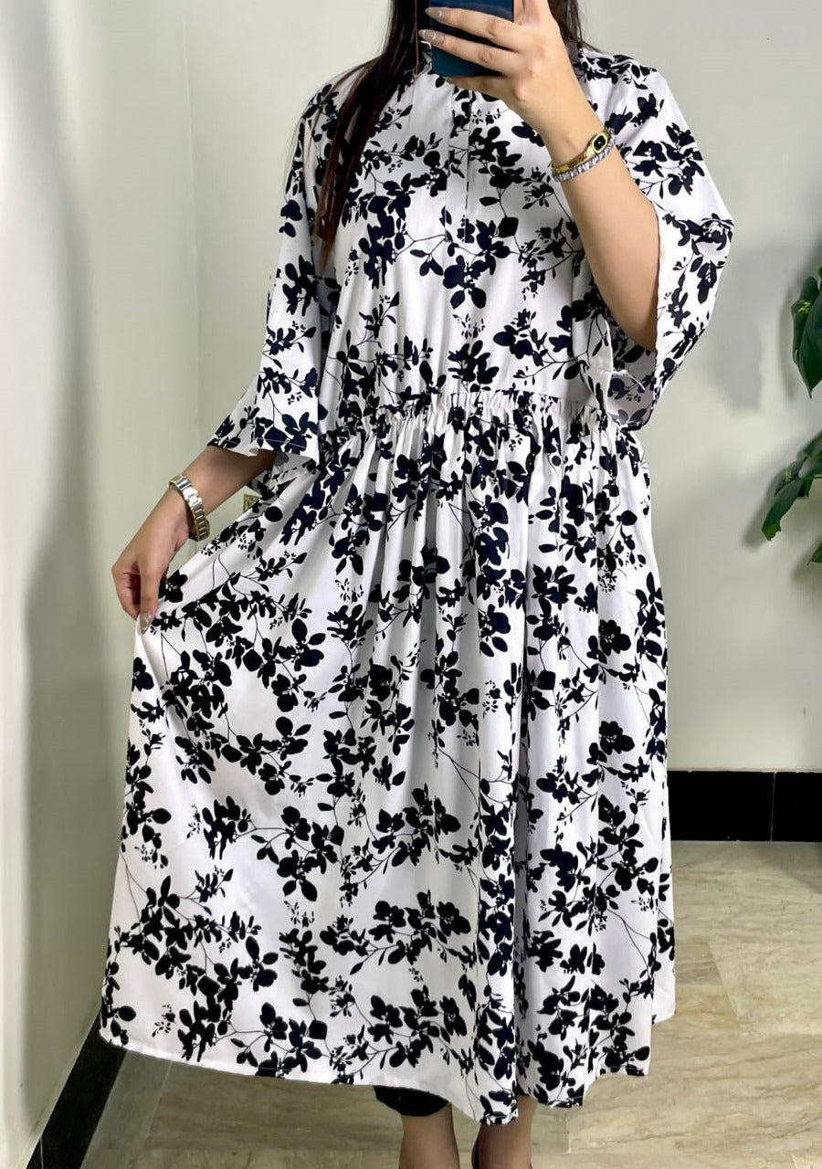 Black & White Frill Frock